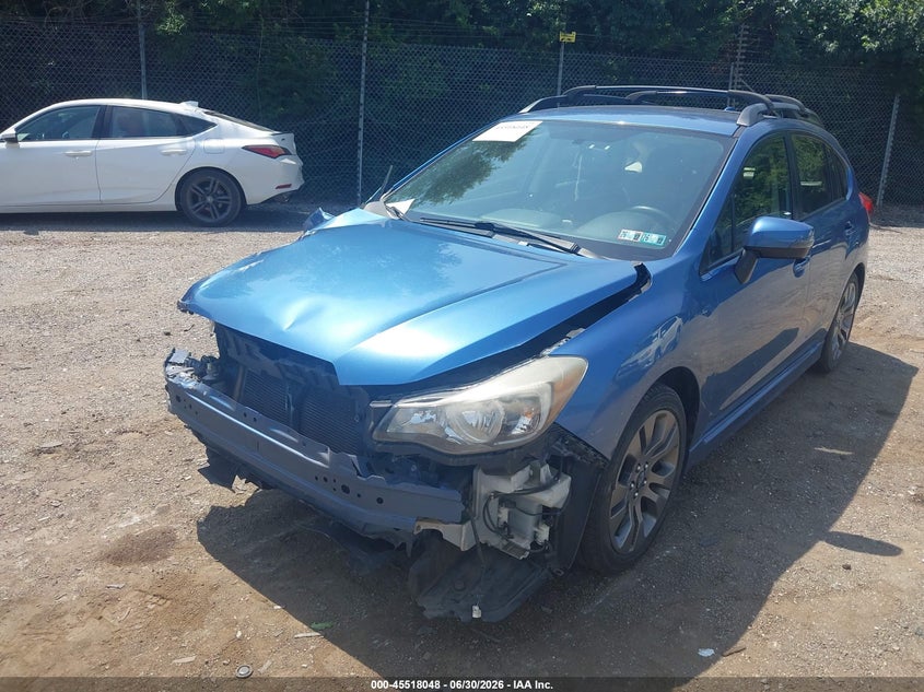 2016 Subaru Impreza VIN JF1GPAU60GH321245 IAAI salvage auction — SIDE, Salvage (Pennsylvania), sold $1,200 on 2026-07-31 (photo 6)