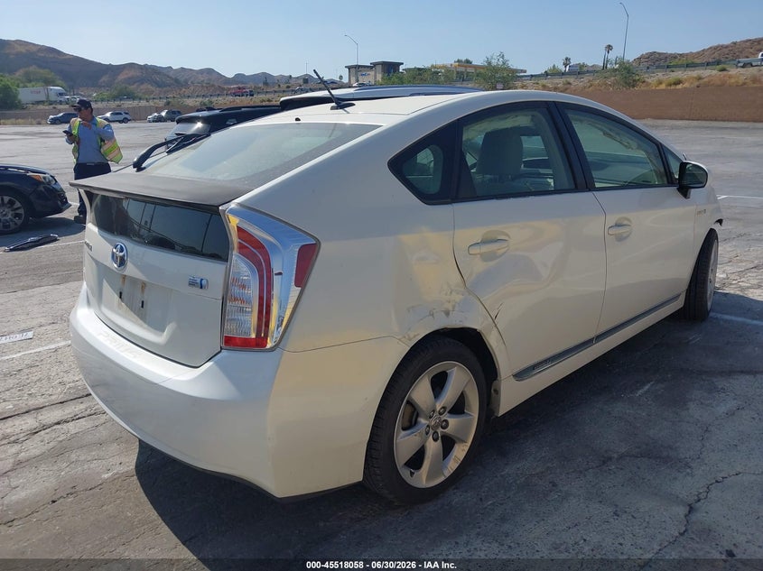 2014 Toyota Prius VIN JTDKN3DU1E1817326 IAAI salvage auction — FRONT END, Salvage Title, sold $1,400 on 2026-07-17 (photo 4)