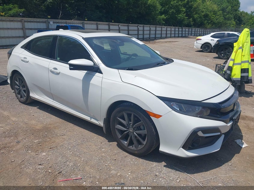 2021 Honda Civic VIN SHHFK7H61MU232473 IAAI salvage auction — LEFT SIDE, Clear (Tennessee), sold $225 on 2026-07-29 (photo 1)