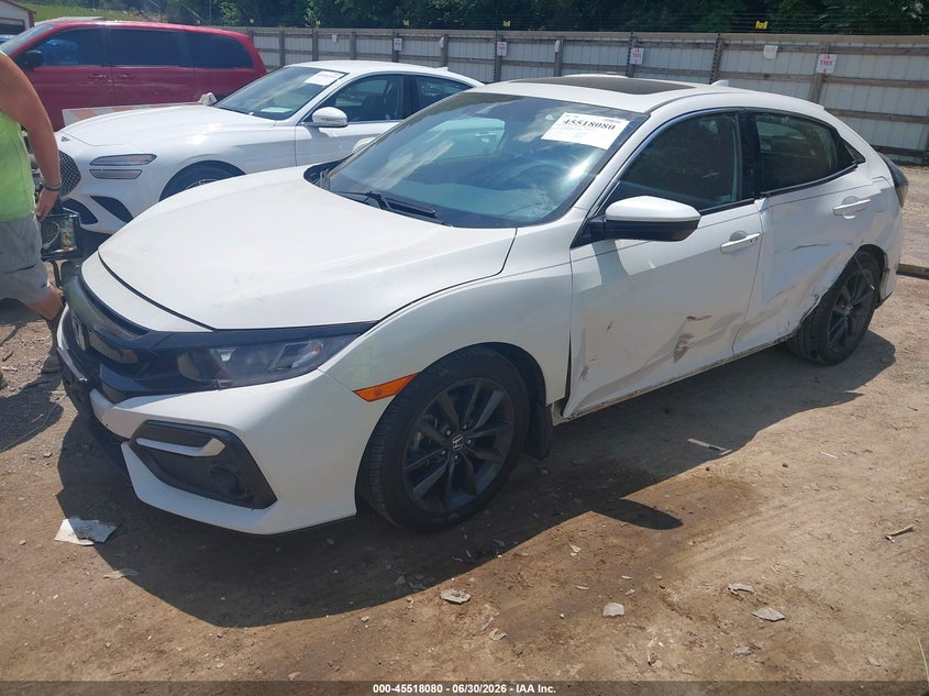 2021 Honda Civic VIN SHHFK7H61MU232473 IAAI salvage auction — LEFT SIDE, Clear (Tennessee), sold $225 on 2026-07-29 (photo 2)