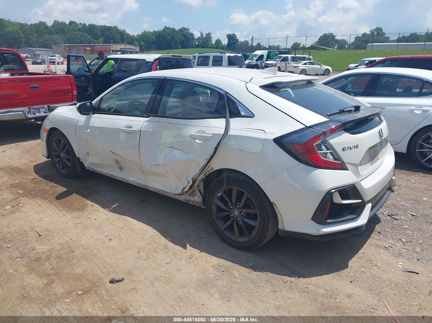 2021 Honda Civic VIN SHHFK7H61MU232473 IAAI salvage auction — LEFT SIDE, Clear (Tennessee), sold $225 on 2026-07-29 (photo 3)