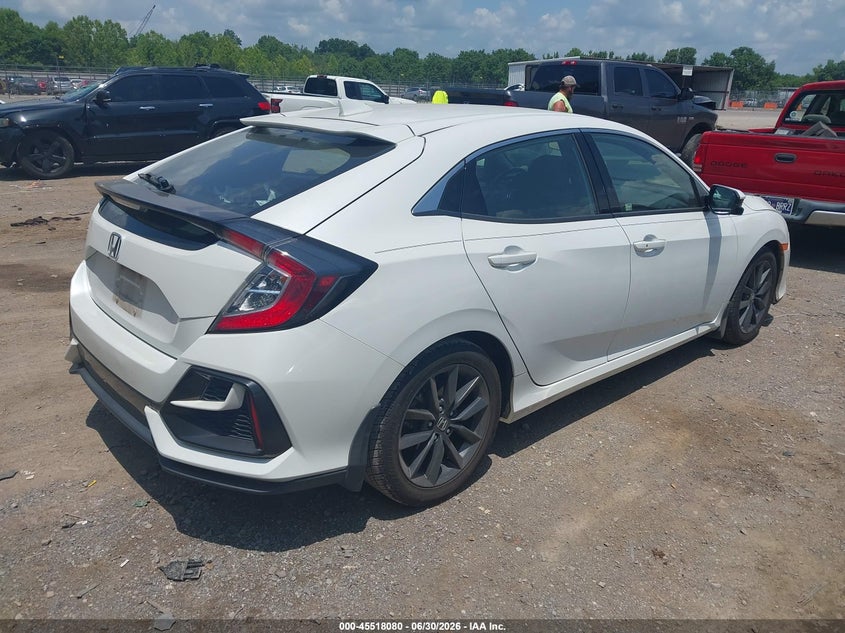 2021 Honda Civic VIN SHHFK7H61MU232473 IAAI salvage auction — LEFT SIDE, Clear (Tennessee), sold $225 on 2026-07-29 (photo 4)