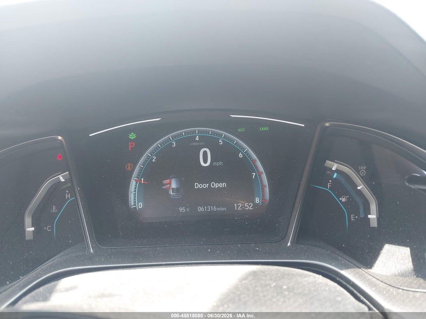 2021 Honda Civic VIN SHHFK7H61MU232473 IAAI salvage auction — LEFT SIDE, Clear (Tennessee), sold $225 on 2026-07-29 (photo 7)