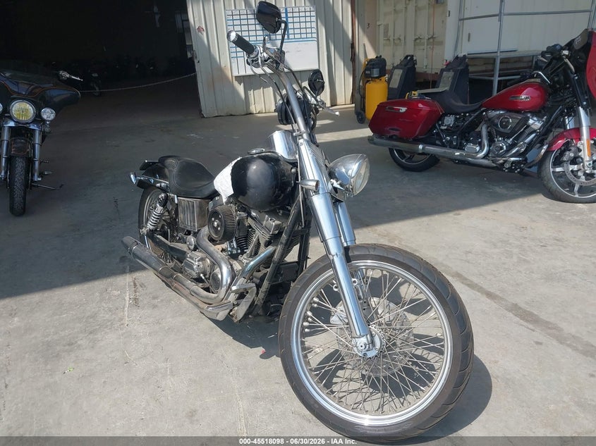 1999 Harley-davidson Fxdwg VIN 1HD1GEV30XY305508 IAAI salvage auction — NORMAL WEAR, Clear - Dealer Only (California), sold $1,000 on 2026-07-28 (photo 1)