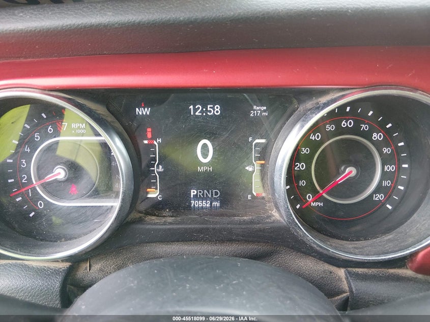 2020 Jeep Wrangler unlimited VIN 1C4HJXFG7LW125365 IAAI salvage auction — NORMAL WEAR, Sf97 (Oregon), sold $1,550 on 2026-07-29 (photo 7)