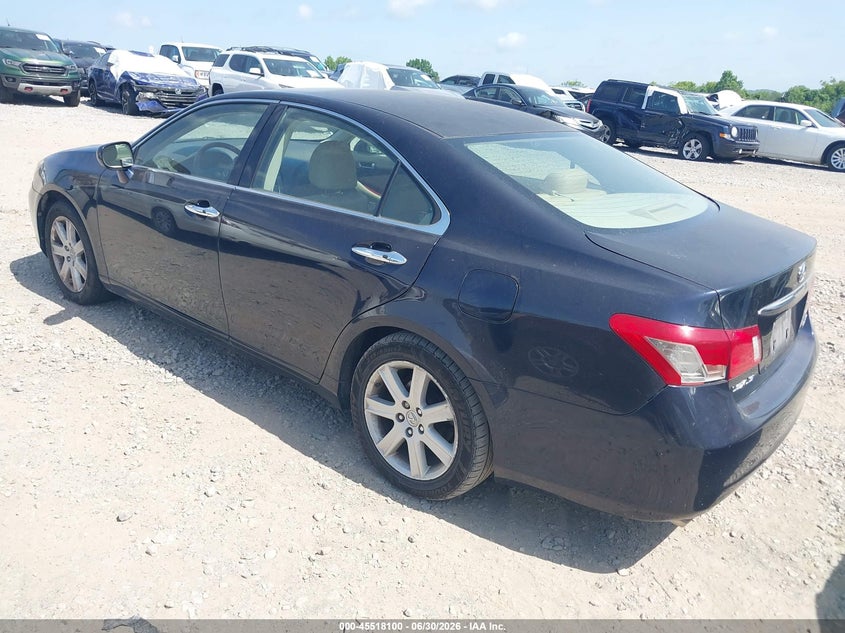 2009 Lexus Es 350 VIN JTHBJ46GX92293214 IAAI salvage auction — NORMAL WEAR, Clear (Tennessee), sold $400 on 2026-07-09 (photo 3)