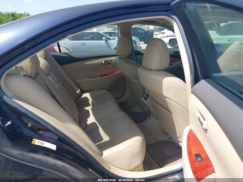 2009 Lexus Es 350 VIN JTHBJ46GX92293214 IAAI salvage auction — NORMAL WEAR, Clear (Tennessee), sold $400 on 2026-07-09 (photo 8)