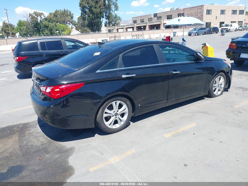 2012 Hyundai Sonata VIN 5NPEC4AC3CH451864 IAAI salvage auction — NORMAL WEAR, Salvage Title - Dealer (California), sold $625 on 2026-07-29 (photo 4)