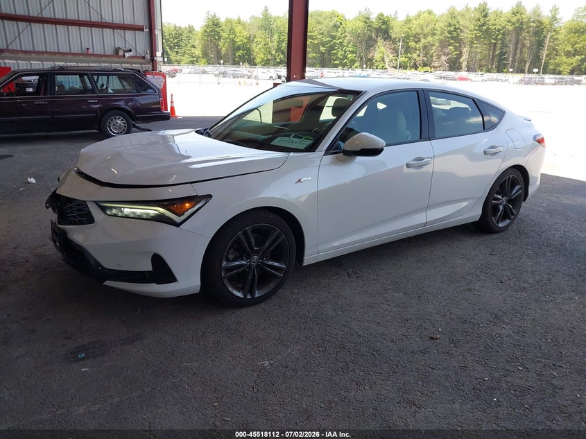 2023 Acura Integra VIN 19UDE4G75PA005228 IAAI salvage auction — RIGHT FRONT, Salvage Title, sold $9,450 on 2026-08-27 (photo 2)
