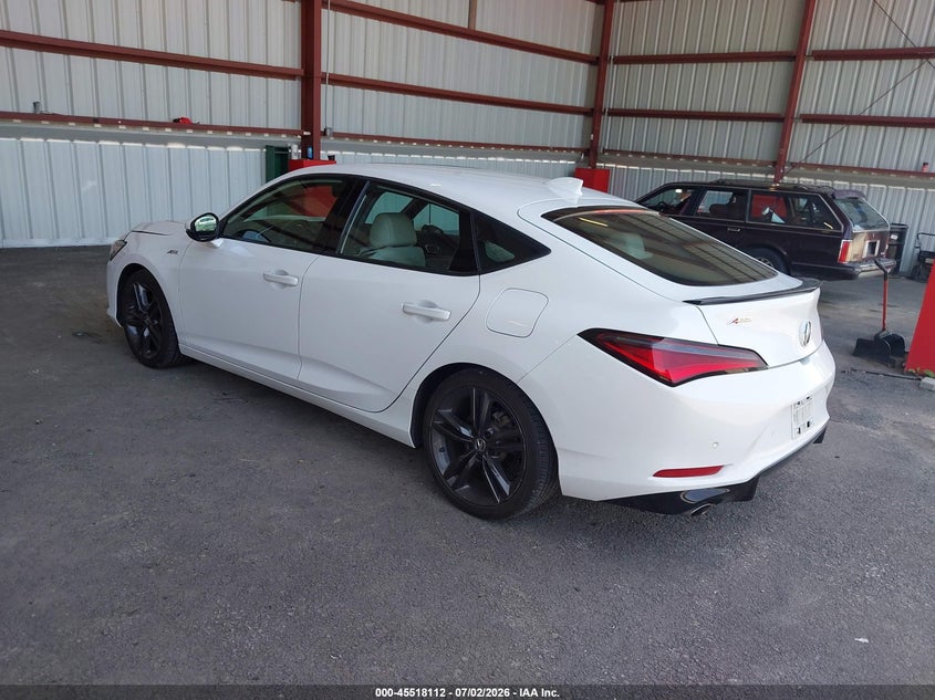 2023 Acura Integra VIN 19UDE4G75PA005228 IAAI salvage auction — RIGHT FRONT, Salvage Title, sold $9,450 on 2026-08-27 (photo 3)