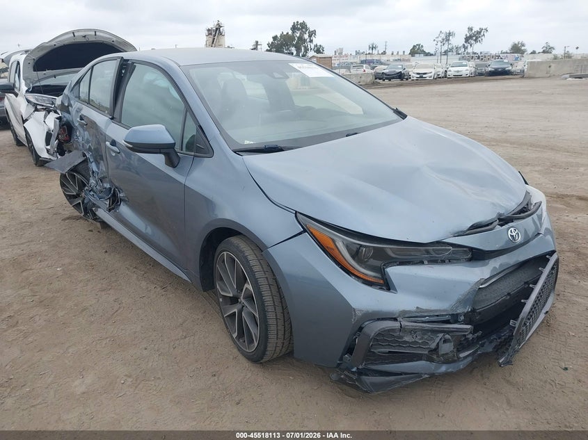2020 Toyota Corolla VIN 5YFS4RCE4LP051133 IAAI salvage auction — SIDE, Salvage (California), sold $3,950 on 2026-07-22 (photo 1)
