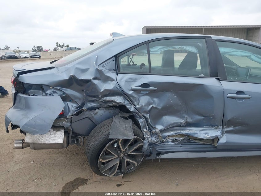 2020 Toyota Corolla VIN 5YFS4RCE4LP051133 IAAI salvage auction — SIDE, Salvage (California), sold $3,950 on 2026-07-22 (photo 6)