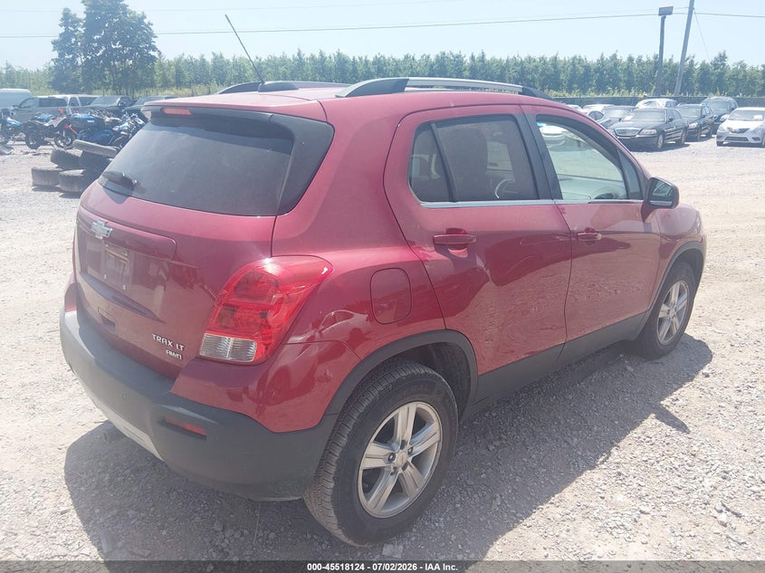 2015 Chevrolet Trax VIN KL7CJRSB9FB239151 IAAI salvage auction — RIGHT FRONT, Salvage Title, sold $700 on 2026-07-29 (photo 4)