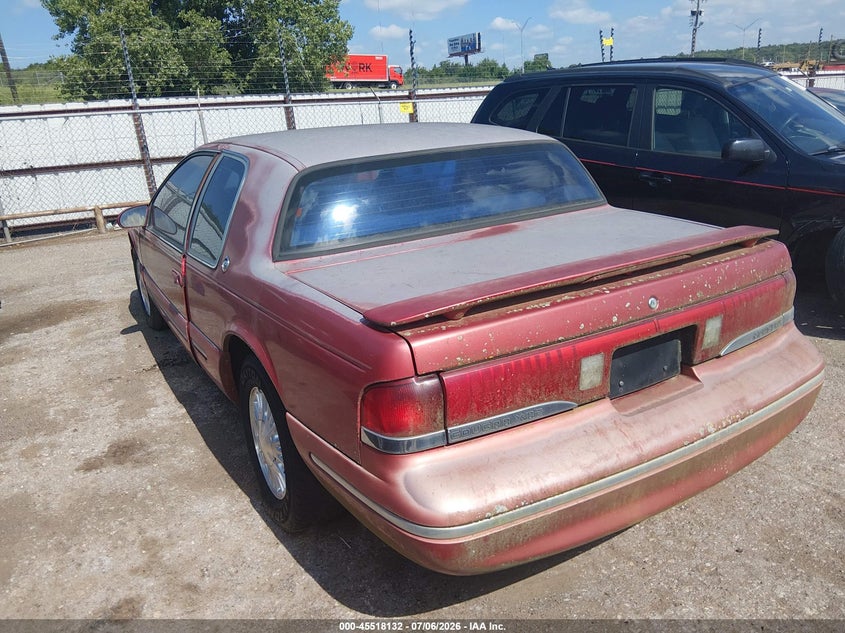 1997 Mercury Cougar VIN 1MELM624XVH630264 IAAI salvage auction — MECHANICAL, Clear (Oklahoma), sold $100 on 2026-07-29 (photo 3)