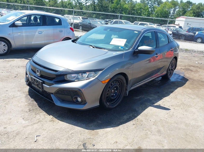 2018 Honda Civic VIN SHHFK7H6XJU215392 IAAI salvage auction — RIGHT FRONT, Clear (Virginia), sold $2,500 on 2026-07-24 (photo 2)