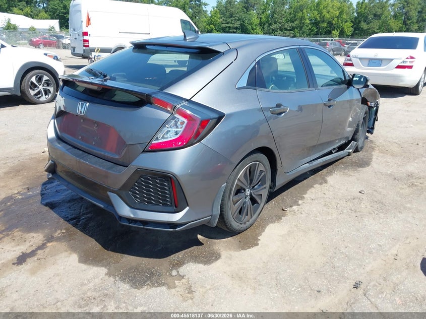 2018 Honda Civic VIN SHHFK7H6XJU215392 IAAI salvage auction — RIGHT FRONT, Clear (Virginia), sold $2,500 on 2026-07-24 (photo 4)