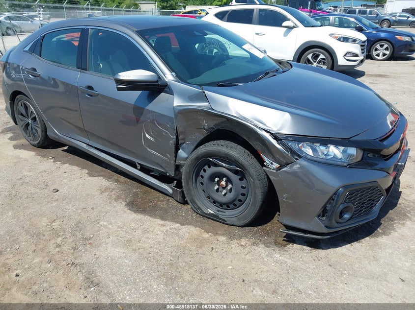 2018 Honda Civic VIN SHHFK7H6XJU215392 IAAI salvage auction — RIGHT FRONT, Clear (Virginia), sold $2,500 on 2026-07-24 (photo 6)