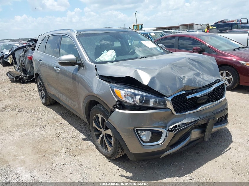 2017 Kia Sorento VIN 5XYPH4A19HG208003 IAAI salvage auction — FRONT END, Salvage (Texas), sold $1,675 on 2026-08-01 (photo 1)