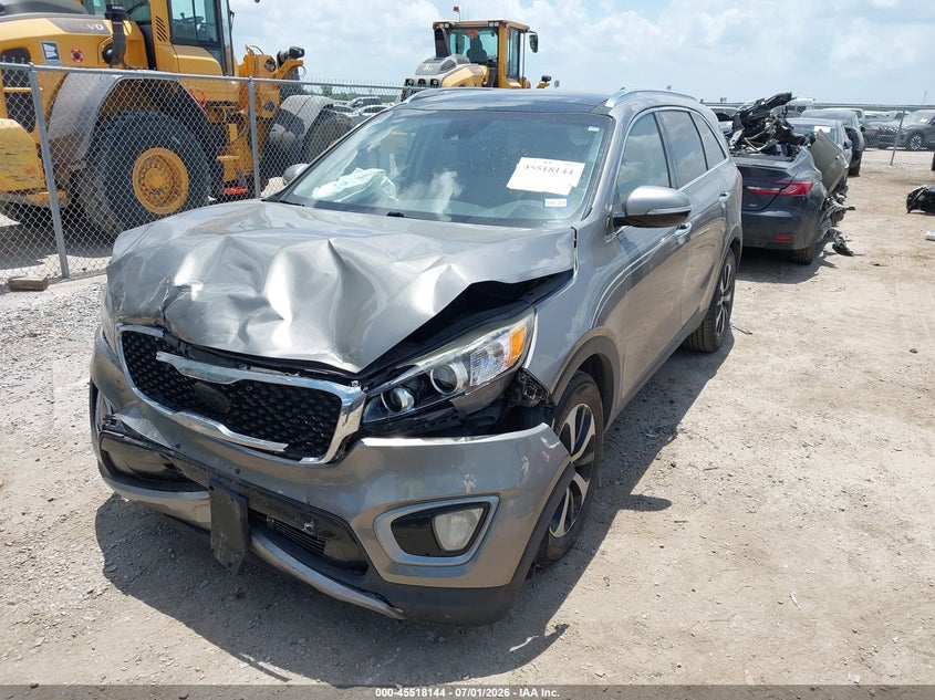 2017 Kia Sorento VIN 5XYPH4A19HG208003 IAAI salvage auction — FRONT END, Salvage (Texas), sold $1,675 on 2026-08-01 (photo 2)