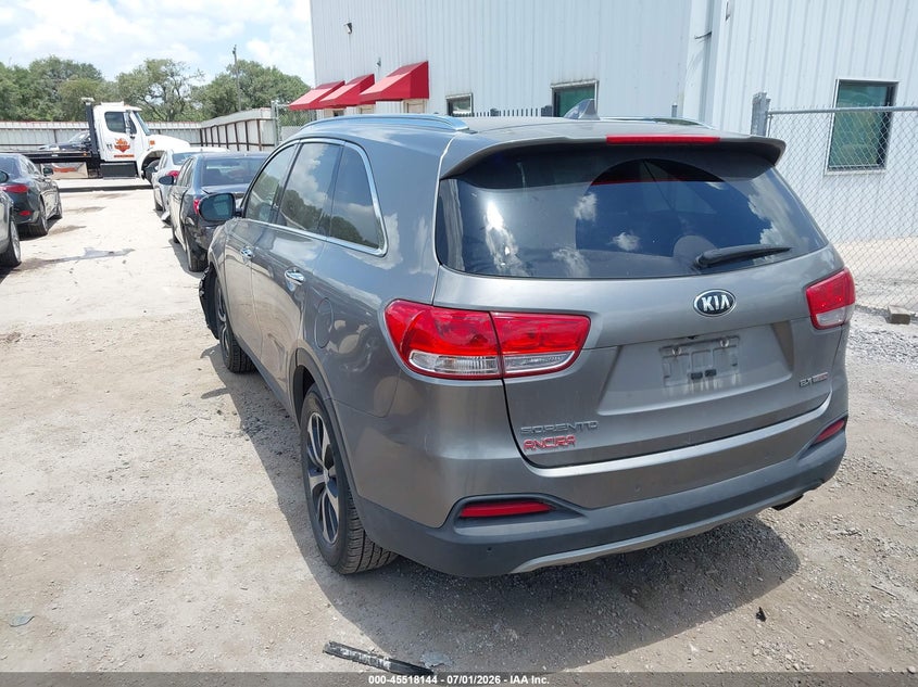 2017 Kia Sorento VIN 5XYPH4A19HG208003 IAAI salvage auction — FRONT END, Salvage (Texas), sold $1,675 on 2026-08-01 (photo 3)