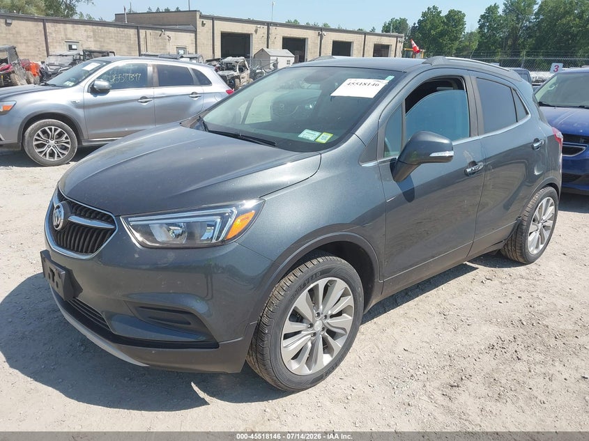 2018 Buick Encore VIN KL4CJESB3JB642539 IAAI salvage auction — RIGHT SIDE, Mv-907A (New York), sold $25 on 2026-07-23 (photo 2)