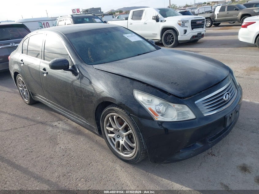 2007 Infiniti G35 VIN JNKBV61E37M711622 IAAI salvage auction — NORMAL WEAR, Original (Texas), sold $600 on 2026-07-15 (photo 1)