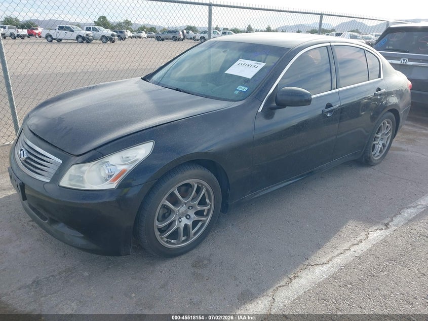 2007 Infiniti G35 VIN JNKBV61E37M711622 IAAI salvage auction — NORMAL WEAR, Original (Texas), sold $600 on 2026-07-15 (photo 2)