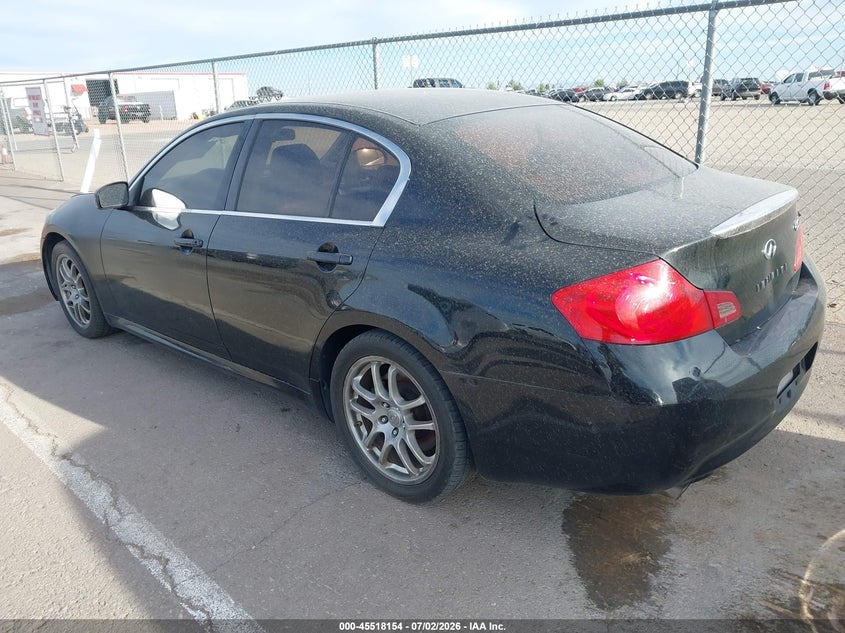 2007 Infiniti G35 VIN JNKBV61E37M711622 IAAI salvage auction — NORMAL WEAR, Original (Texas), sold $600 on 2026-07-15 (photo 3)