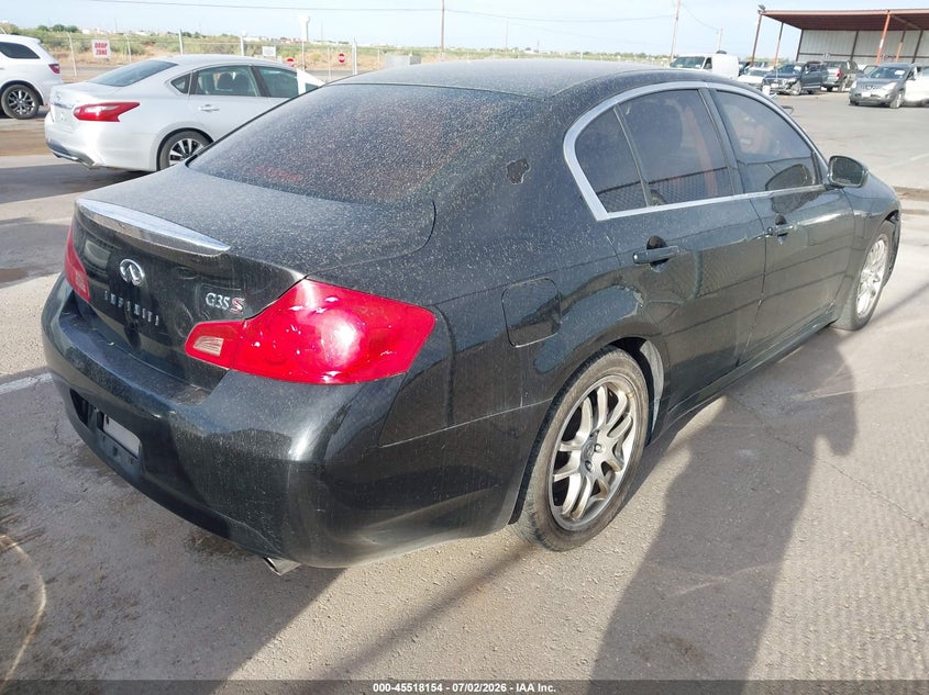 2007 Infiniti G35 VIN JNKBV61E37M711622 IAAI salvage auction — NORMAL WEAR, Original (Texas), sold $600 on 2026-07-15 (photo 4)