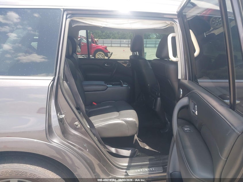 2022 Infiniti Qx80 VIN JN8AZ2AF0N9741734 IAAI salvage auction — SIDE, Salvage Title, sold $8,600 on 2026-07-29 (photo 8)