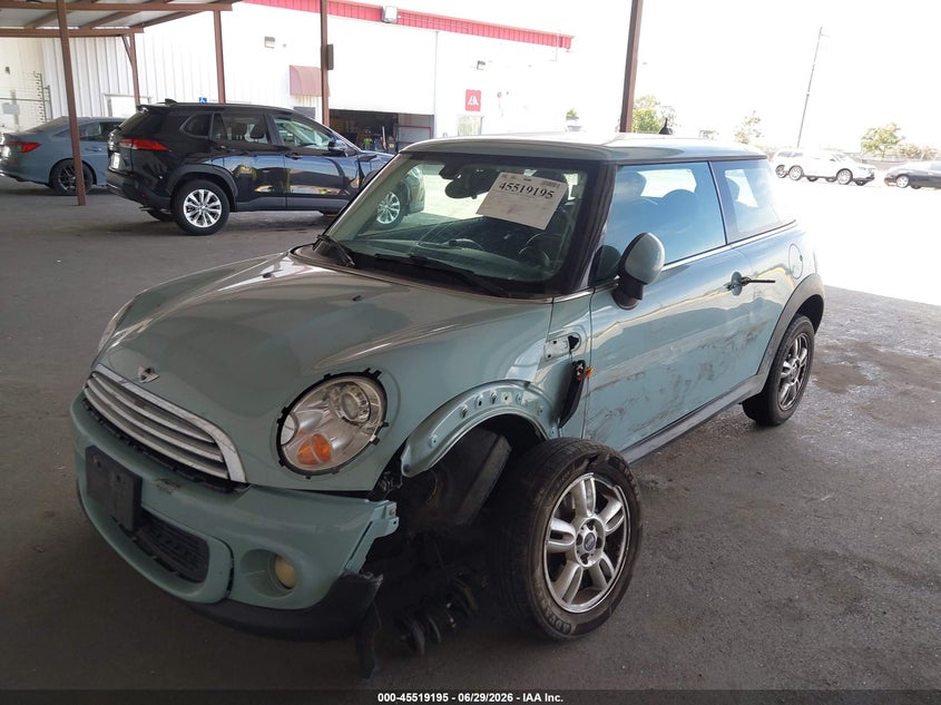 2013 Mini Hard top VIN WMWSU3C55DT678508 IAAI salvage auction — LEFT FRONT, Salvage (California), sold $550 on 2026-07-30 (photo 6)