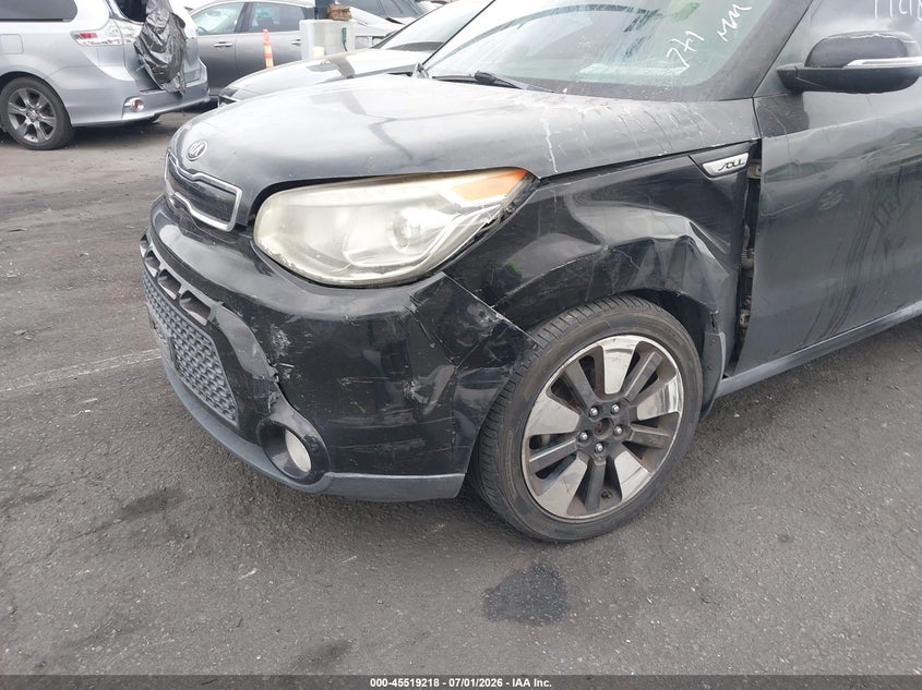 2014 Kia Soul VIN KNDJX3A59E7050762 IAAI salvage auction — LEFT FRONT, Salvage Title, sold $375 on 2026-07-24 (photo 6)