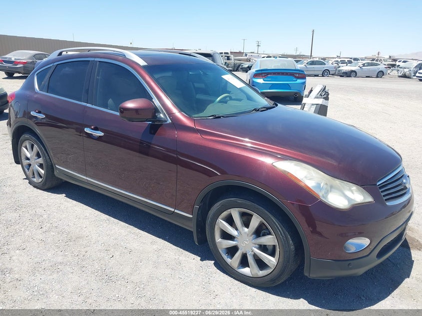 2012 Infiniti Ex VIN JN1AJ0HP6CM400518 IAAI salvage auction — NORMAL WEAR, Clear (California), sold $650 on 2026-07-30 (photo 1)