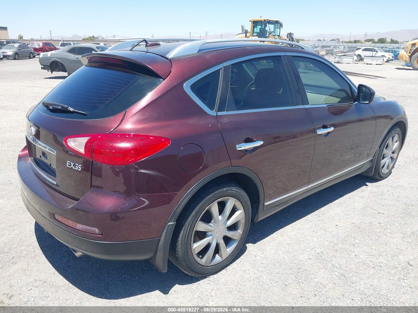 2012 Infiniti Ex VIN JN1AJ0HP6CM400518 IAAI salvage auction — NORMAL WEAR, Clear (California), sold $650 on 2026-07-30 (photo 4)