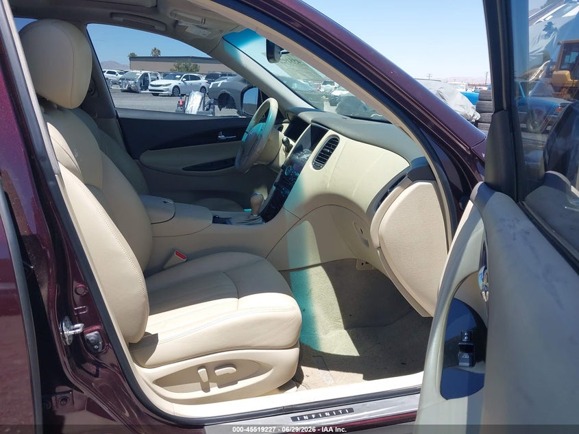 2012 Infiniti Ex VIN JN1AJ0HP6CM400518 IAAI salvage auction — NORMAL WEAR, Clear (California), sold $650 on 2026-07-30 (photo 5)