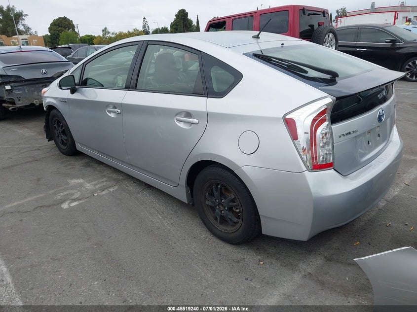 2014 Toyota Prius VIN JTDKN3DU4E0365281 IAAI salvage auction — FRONT END, Salvage (California), sold $3,000 on 2026-07-16 (photo 3)