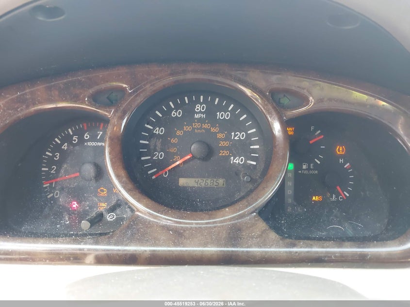 2006 Toyota Highlander VIN JTEGP21AX60104982 IAAI salvage auction — NORMAL WEAR, Clear (Georgia), sold $825 on 2026-07-10 (photo 7)