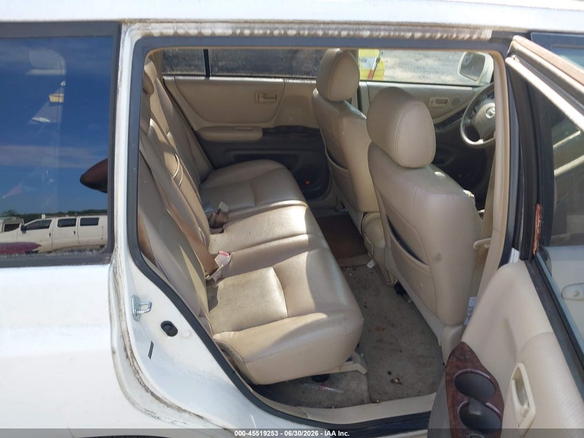 2006 Toyota Highlander VIN JTEGP21AX60104982 IAAI salvage auction — NORMAL WEAR, Clear (Georgia), sold $825 on 2026-07-10 (photo 8)