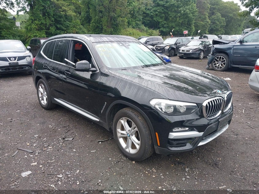 2019 BMW X3 VIN 5UXTR9C56KLD94427 IAAI salvage auction — WATER/FLOOD, Mv-907A (New York), sold $7,000 on 2026-07-17 (photo 1)
