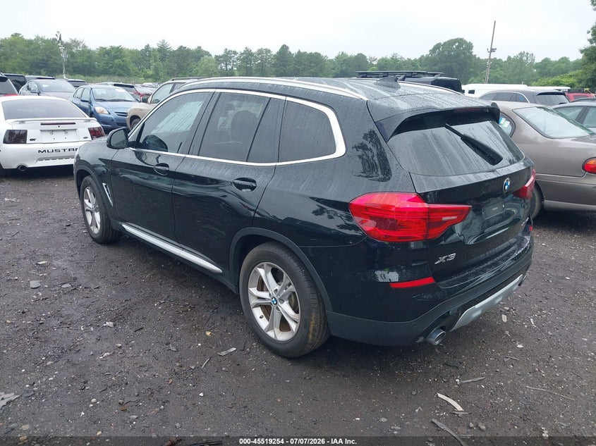 2019 BMW X3 VIN 5UXTR9C56KLD94427 IAAI salvage auction — WATER/FLOOD, Mv-907A (New York), sold $7,000 on 2026-07-17 (photo 3)