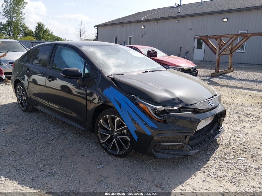 2022 Toyota Corolla VIN 5YFS4MCE2NP127888 IAAI salvage auction — FRONT END, Salvage Title, sold $4,050 on 2026-08-02 (photo 1)