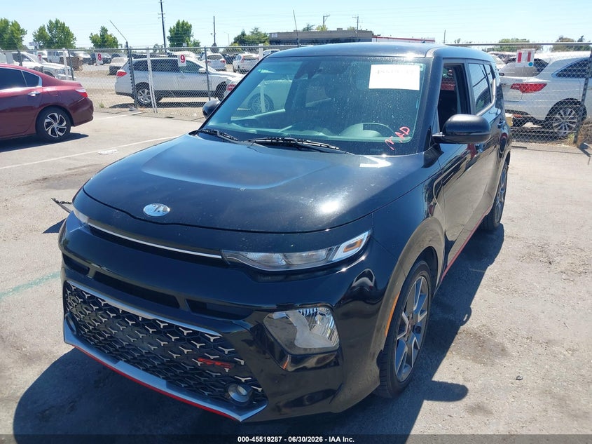 2020 Kia Soul VIN KNDJ63AU7L7053618 IAAI salvage auction — REAR END, Salvage (California), sold $2,050 on 2026-07-15 (photo 2)