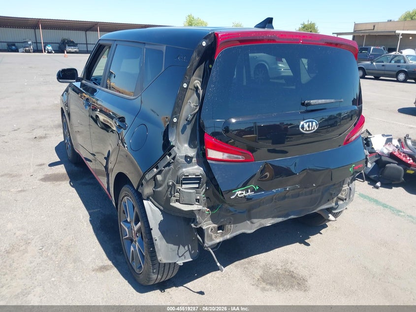 2020 Kia Soul VIN KNDJ63AU7L7053618 IAAI salvage auction — REAR END, Salvage (California), sold $2,050 on 2026-07-15 (photo 3)