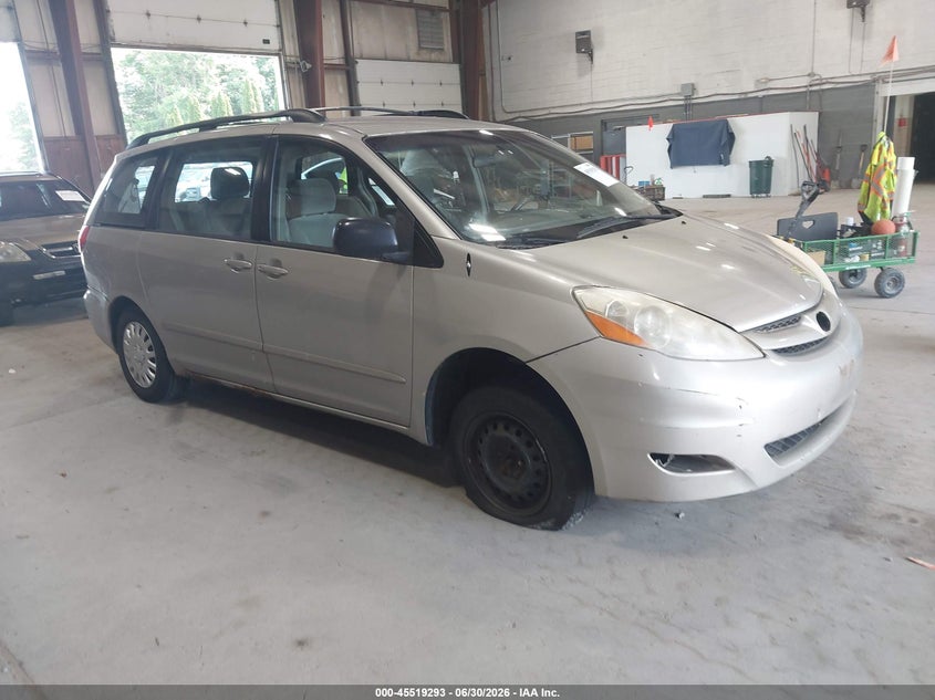 2006 Toyota Sienna VIN 5TDZA23C56S571608 IAAI salvage auction — NORMAL WEAR, Clear (New York), sold $800 on 2026-07-08 (photo 1)
