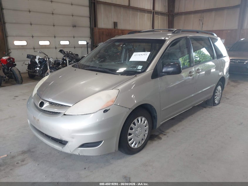 2006 Toyota Sienna VIN 5TDZA23C56S571608 IAAI salvage auction — NORMAL WEAR, Clear (New York), sold $800 on 2026-07-08 (photo 2)