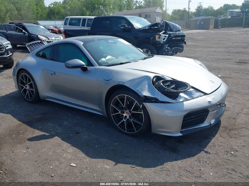 2026 Porsche 911 VIN WP0AA2A90TS206843 — IAAI salvage auction photo