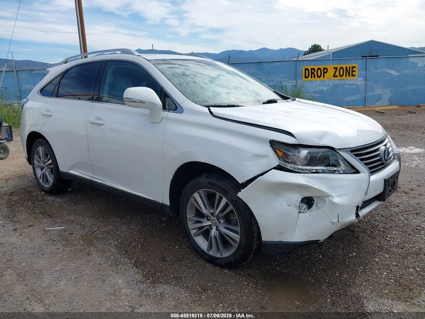 2015 Lexus Rx VIN 2T2BK1BA7FC307836 IAAI salvage auction — RIGHT FRONT, Salvage (Montana), sold $6,600 on 2026-08-03 (photo 1)