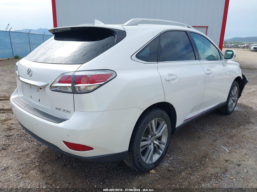 2015 Lexus Rx VIN 2T2BK1BA7FC307836 IAAI salvage auction — RIGHT FRONT, Salvage (Montana), sold $6,600 on 2026-08-03 (photo 4)