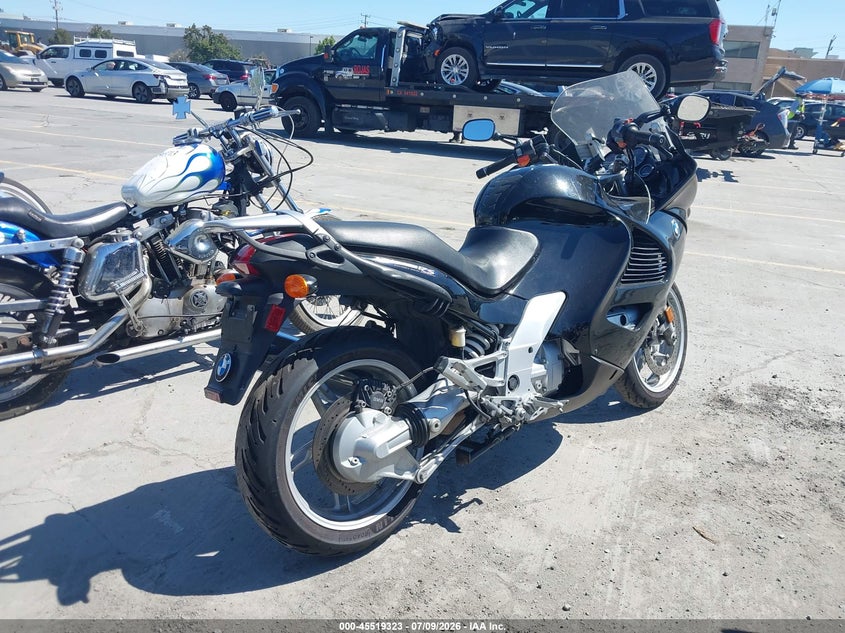2002 BMW K 1200 VIN WB10557A92ZG36539 IAAI salvage auction — Burn Engine, Salvage (California), sold $25 on 2026-07-29 (photo 4)