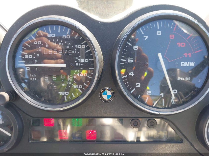 2002 BMW K 1200 VIN WB10557A92ZG36539 IAAI salvage auction — Burn Engine, Salvage (California), sold $25 on 2026-07-29 (photo 7)